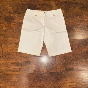 Women’s White Casual Shorts